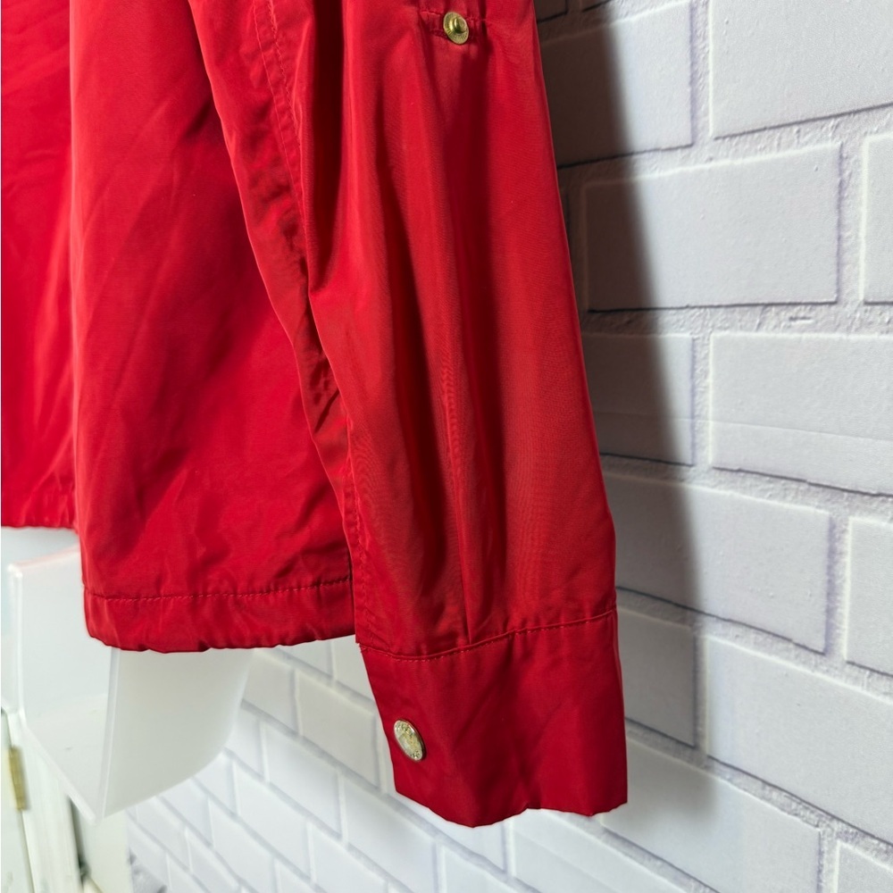 Michael Michael Kors Red Hooded Zip-Up Jacket Gold
Hardware Size M - Picture 12 of 16